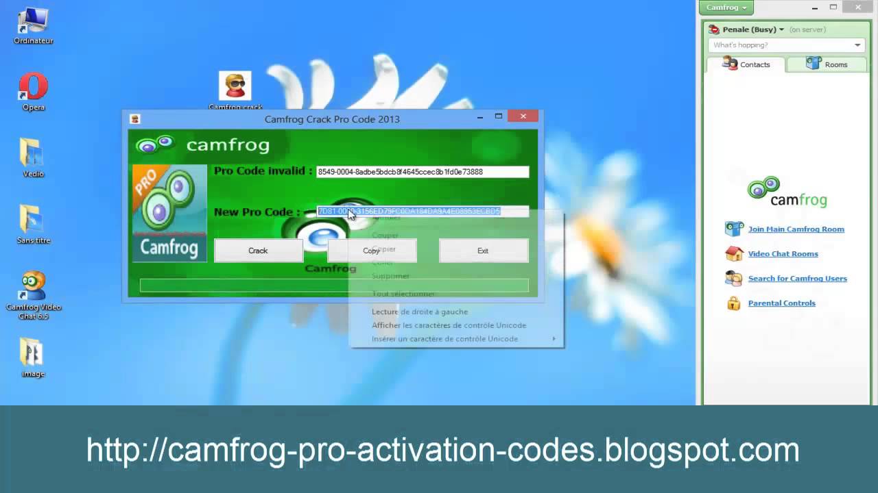 crack camfrog pro 6.1 activation code