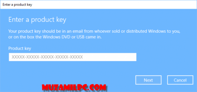 Generate product key for windows 10