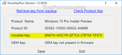find my windows 10 pro product key on store