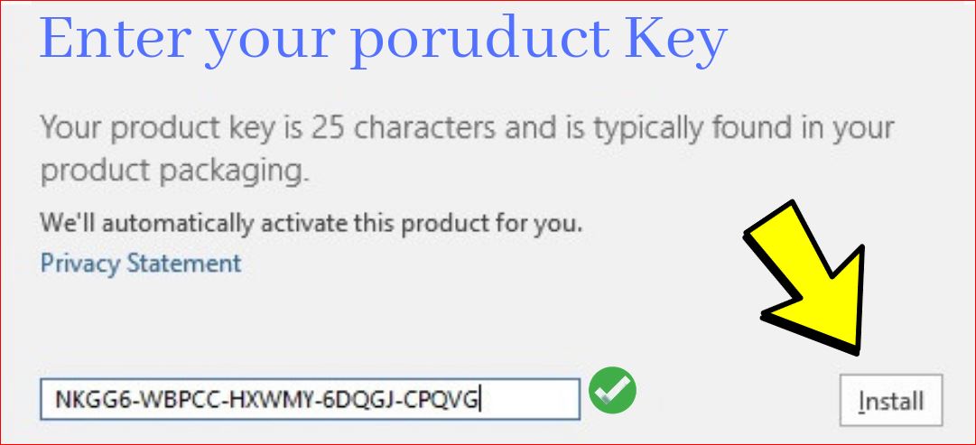 word 2016 product key